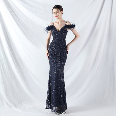 The Zinia Off Shoulder Gown