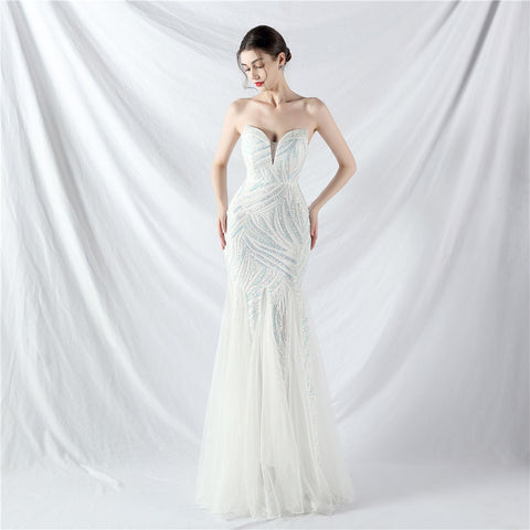 The Maddison Strapless Pageant Gown