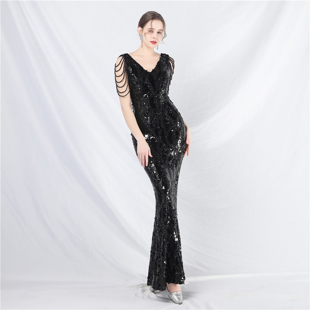 The Star Studded Sequin Gown