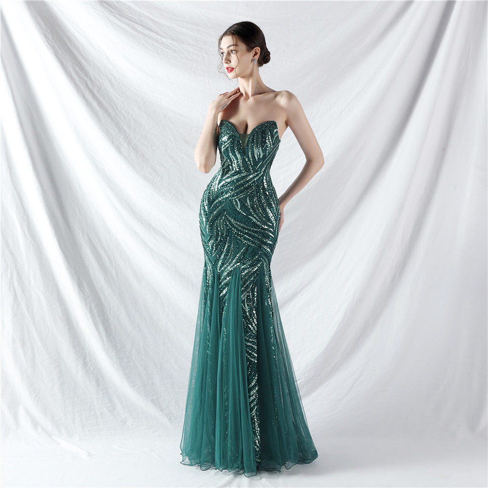 The Maddison Strapless Pageant Gown