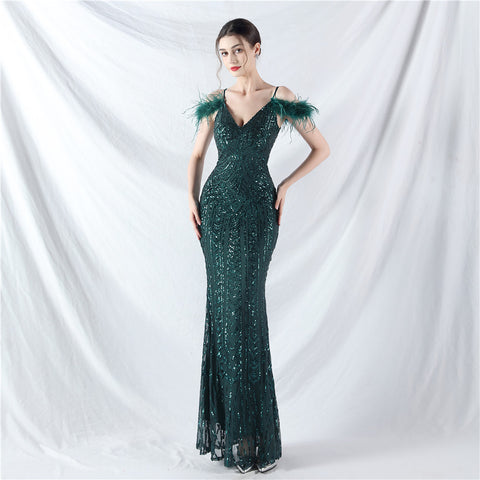 The Zinia Off Shoulder Gown