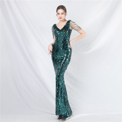 The Star Studded Sequin Gown