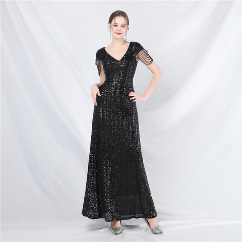 The Allana Swing A- Line Evening Dress