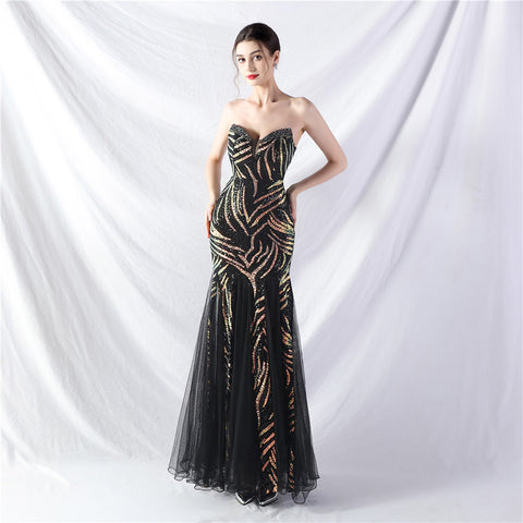 The Maddison Strapless Pageant Gown