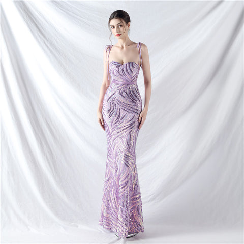 The Rhea Designer Sequin Mermaid Gown