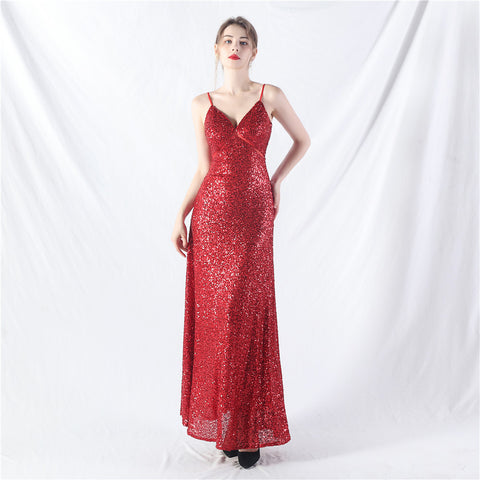 The Glitz and Glam A-Line Dress