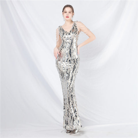 The Star Studded Sequin Gown