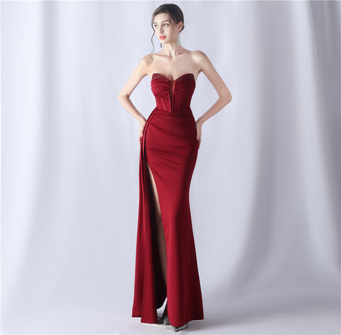 The Corrina Corset Bust Evening Gown