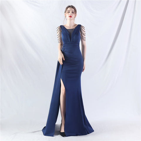 The Elia Beaded Evening Gown