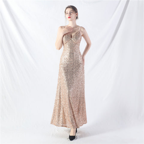 The Glitz and Glam A-Line Dress