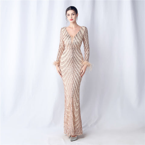 The Petunia Figure Flattering Gown