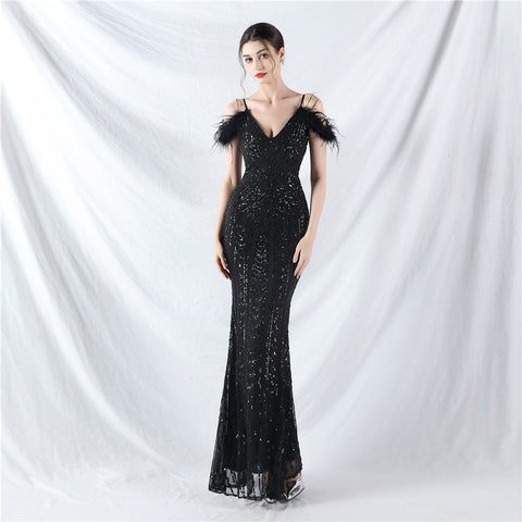 The Zinia Off Shoulder Gown