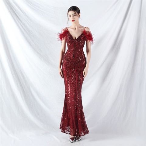 The Zinia Off Shoulder Gown