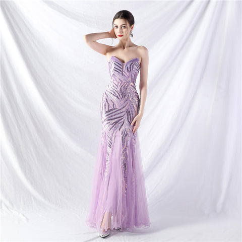 The Maddison Strapless Pageant Gown