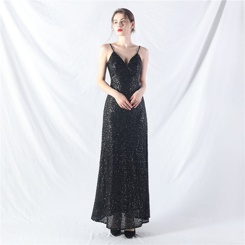 The Glitz and Glam A-Line Dress