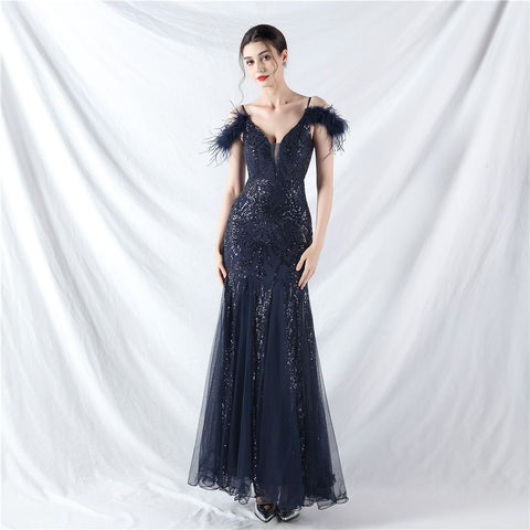 The Missha Off Shoulder Evening Dress