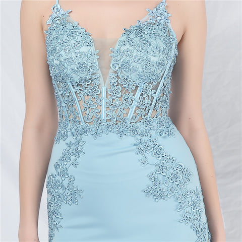 The Trinity Lace Fishtail Gown