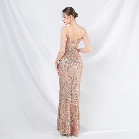 The Valencia Embellished Fishtail Gown