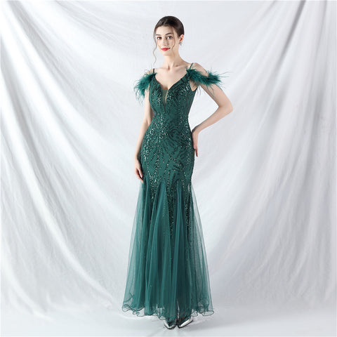 The Missha Off Shoulder Evening Dress