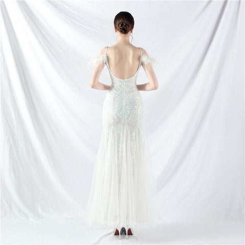 The Missha Off Shoulder Evening Dress