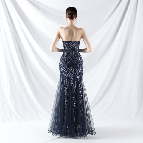 The Maddison Strapless Pageant Gown