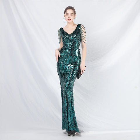 The Star Studded Sequin Gown