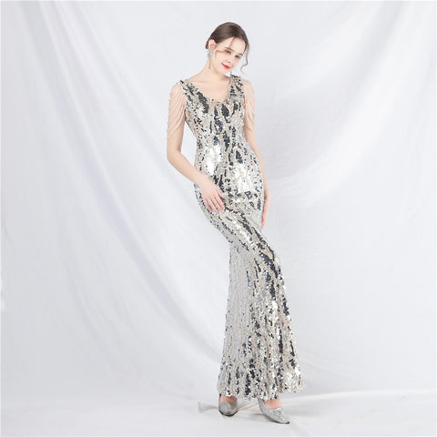 The Star Studded Sequin Gown