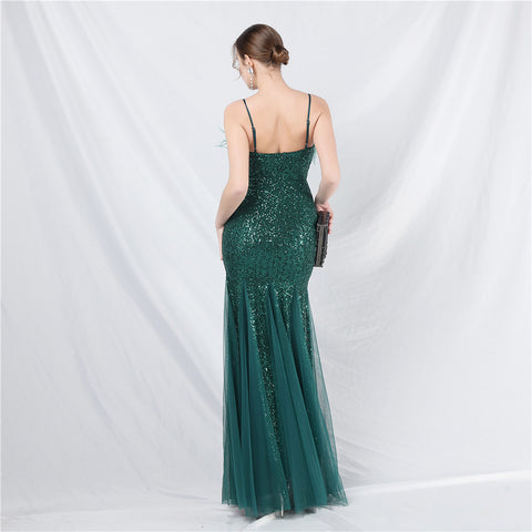 The Floriana Feathered Photoshoot Gown