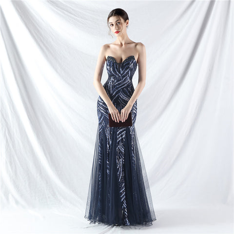 The Maddison Strapless Pageant Gown