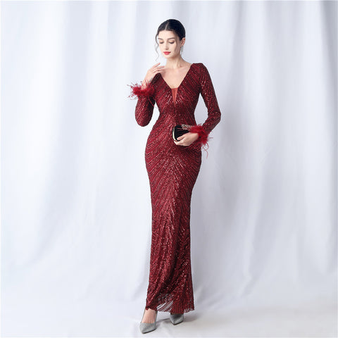 The Petunia Figure Flattering Gown