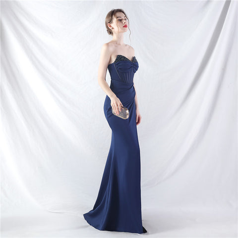 The Molly Corset Bust Figure Flattering Evening Gown