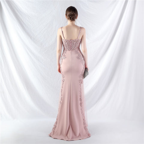 The Trinity Lace Fishtail Gown