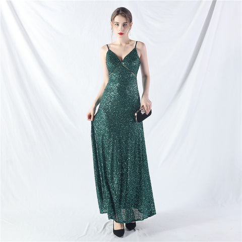 The Glitz and Glam A-Line Dress