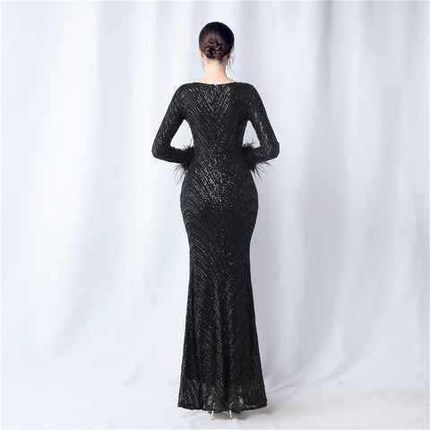 The Petunia Figure Flattering Gown