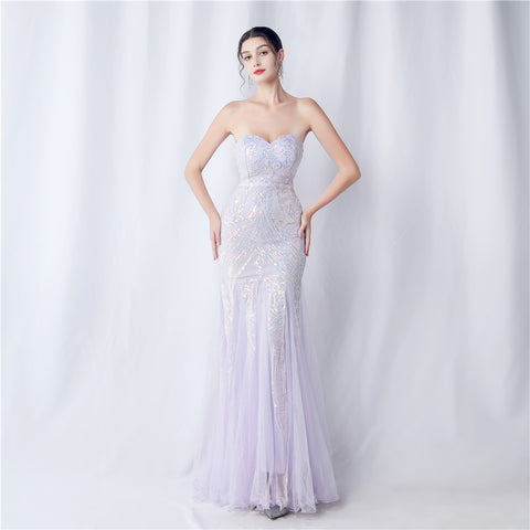 The Sabrina Strapless Glam Gown