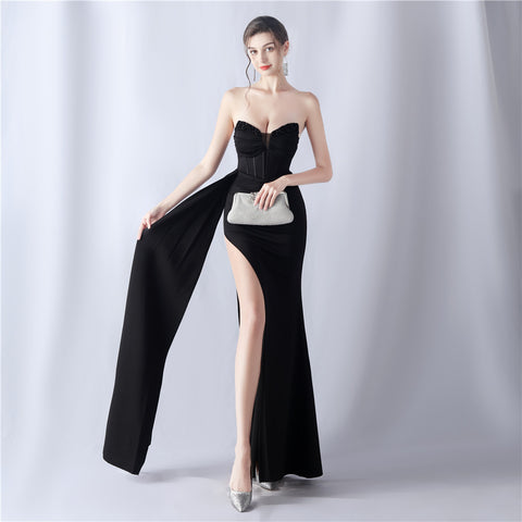 The Corrina Corset Bust Evening Gown