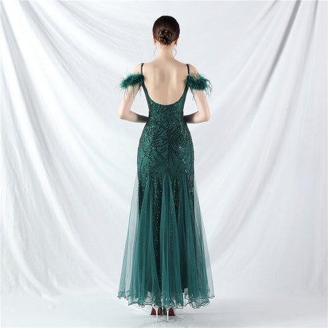 The Missha Off Shoulder Evening Dress