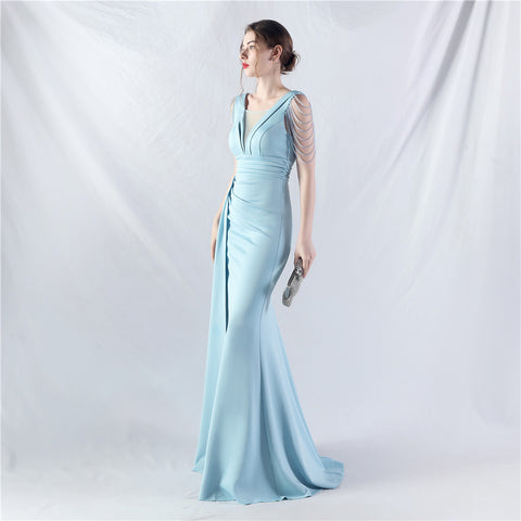 The Elia Beaded Evening Gown