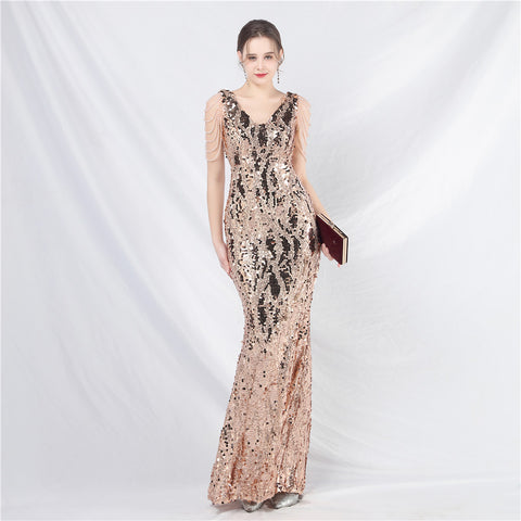 The Star Studded Sequin Gown