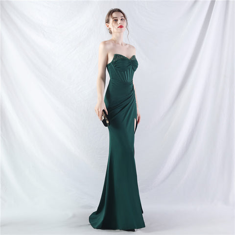 The Molly Corset Bust Figure Flattering Evening Gown