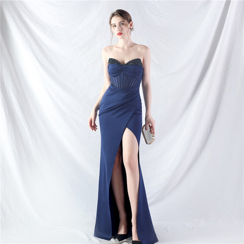 The Molly Corset Bust Figure Flattering Evening Gown