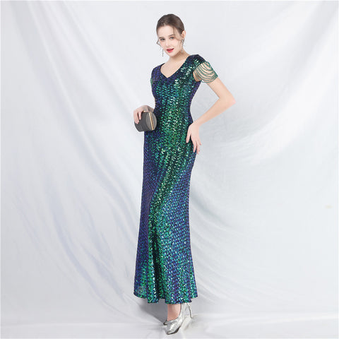 The Allana Swing A- Line Evening Dress