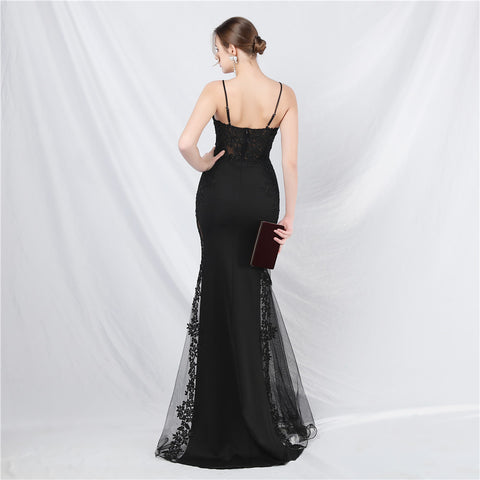 The Trinity Lace Fishtail Gown