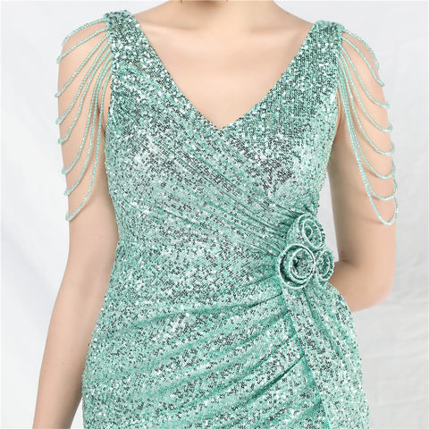 The Lucia Sequin Short Dress