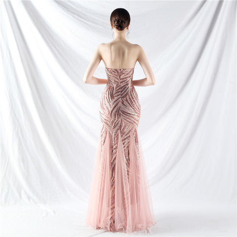 The Maddison Strapless Pageant Gown