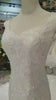 Stunning crystal mermaid luxury mermaid with lace wedding dress