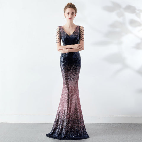 The Krystal gradient gown