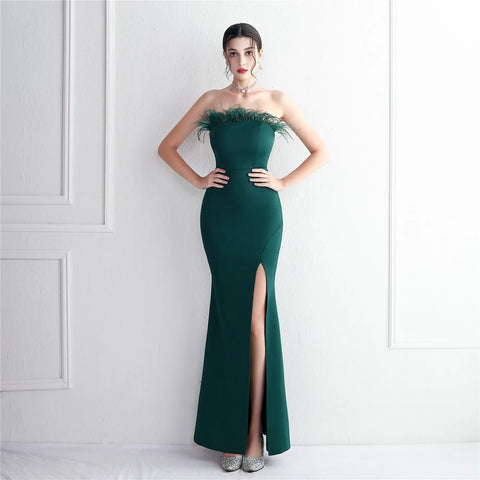 The Skylar Strapless Gown