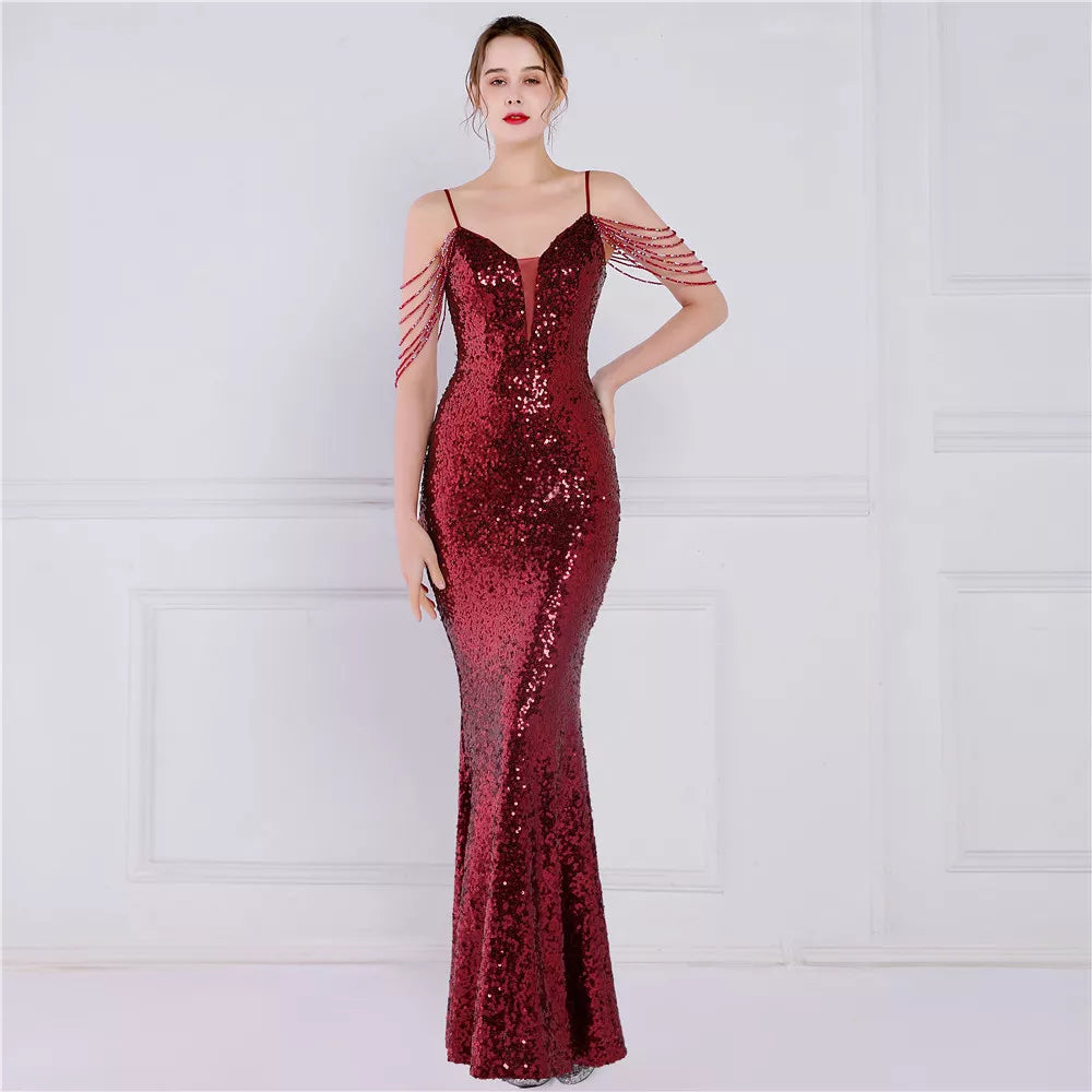 The Gwen Sequin Gown