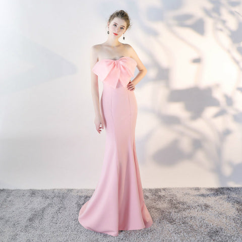 The Annabel bow trumpet gown